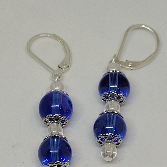 Teal Bracelet and Earring Set - Picture 5 of 10